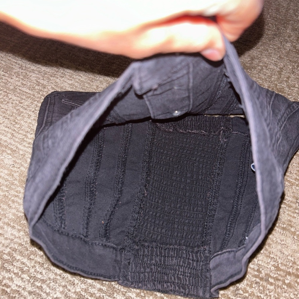 Black Denim Tube Top - Picture 2 of 7